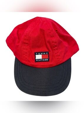 Tommy Hilfiger Red & Navy Logo Patch Cap